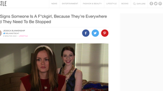 Bustle Deletes Post About 'Fuckgirls' For Not Representing Their Values